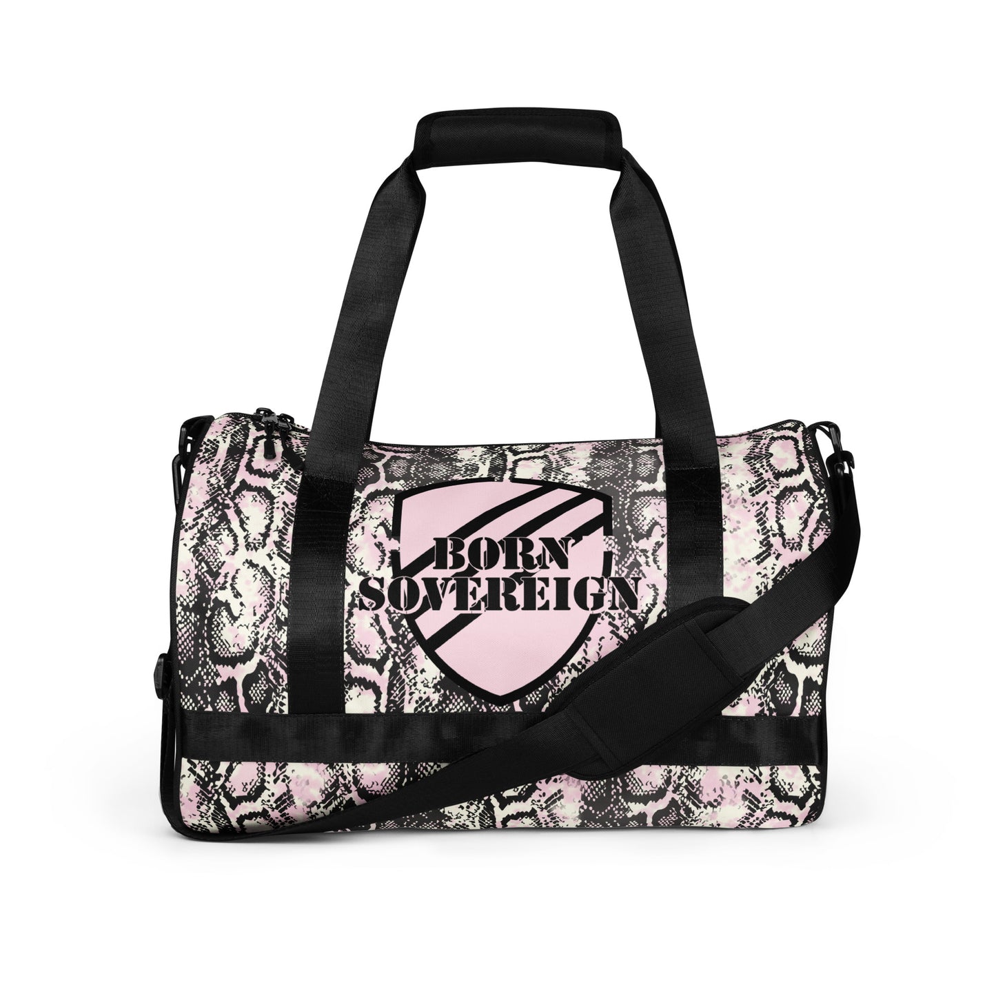 Snake Print Duffle Bag