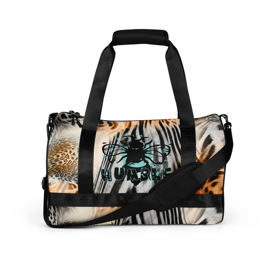 Bee Humble Animal Print Duffle Bag