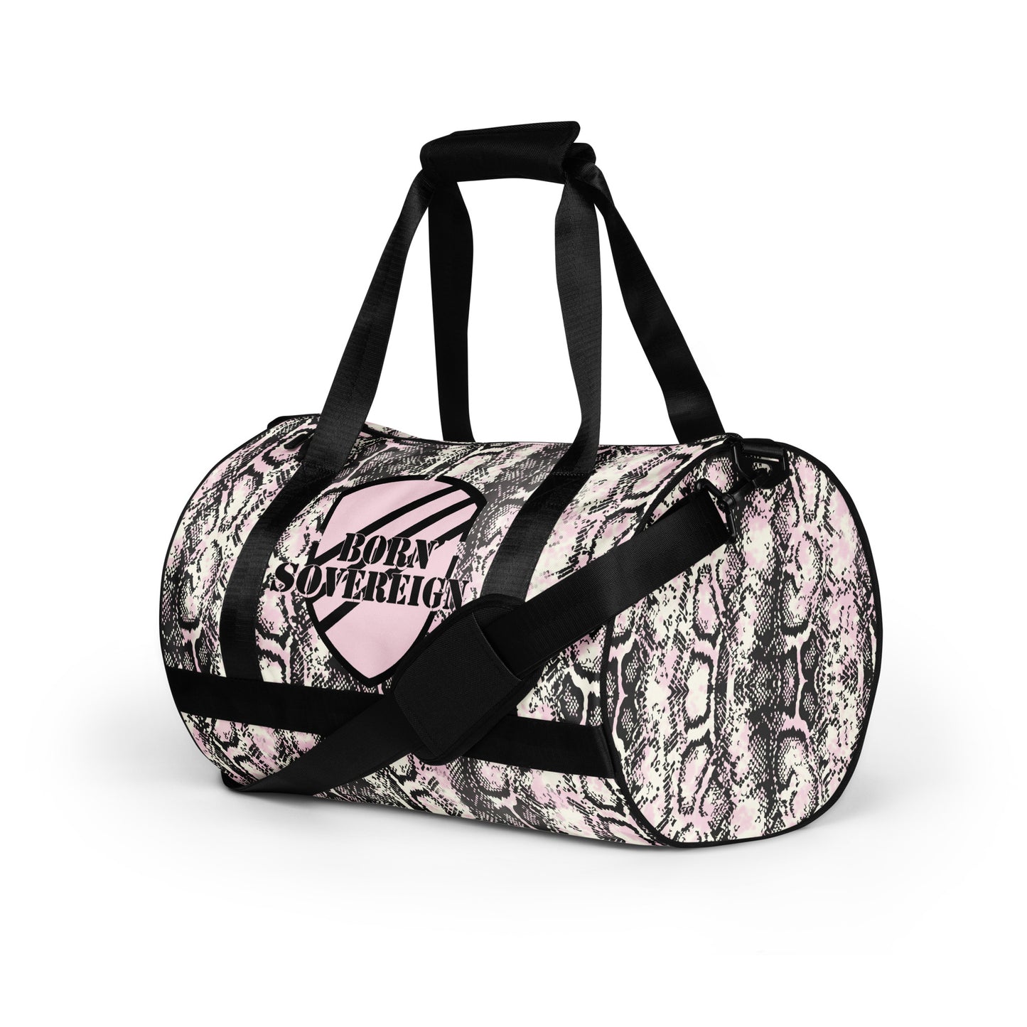 Snake Print Duffle Bag