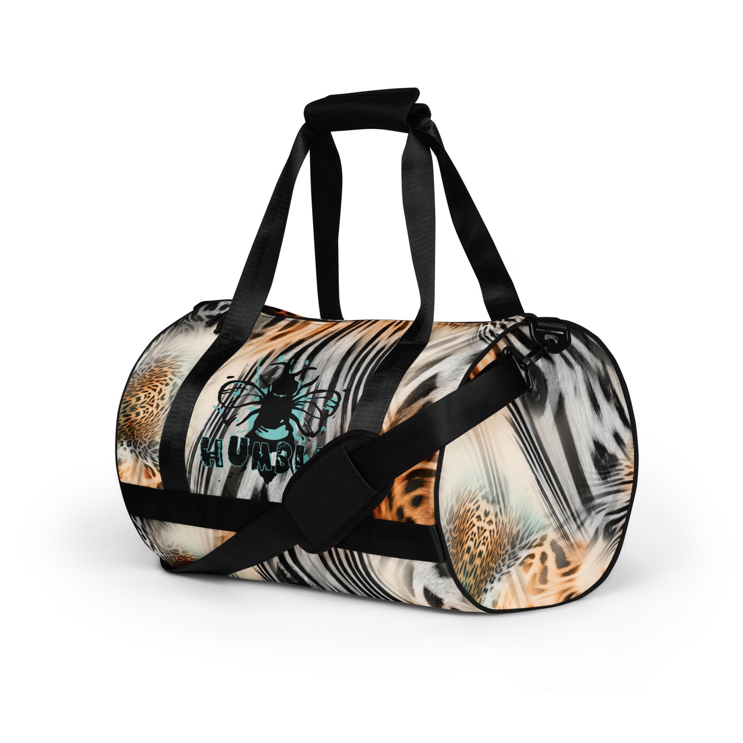 Bee Humble Animal Print Duffle Bag