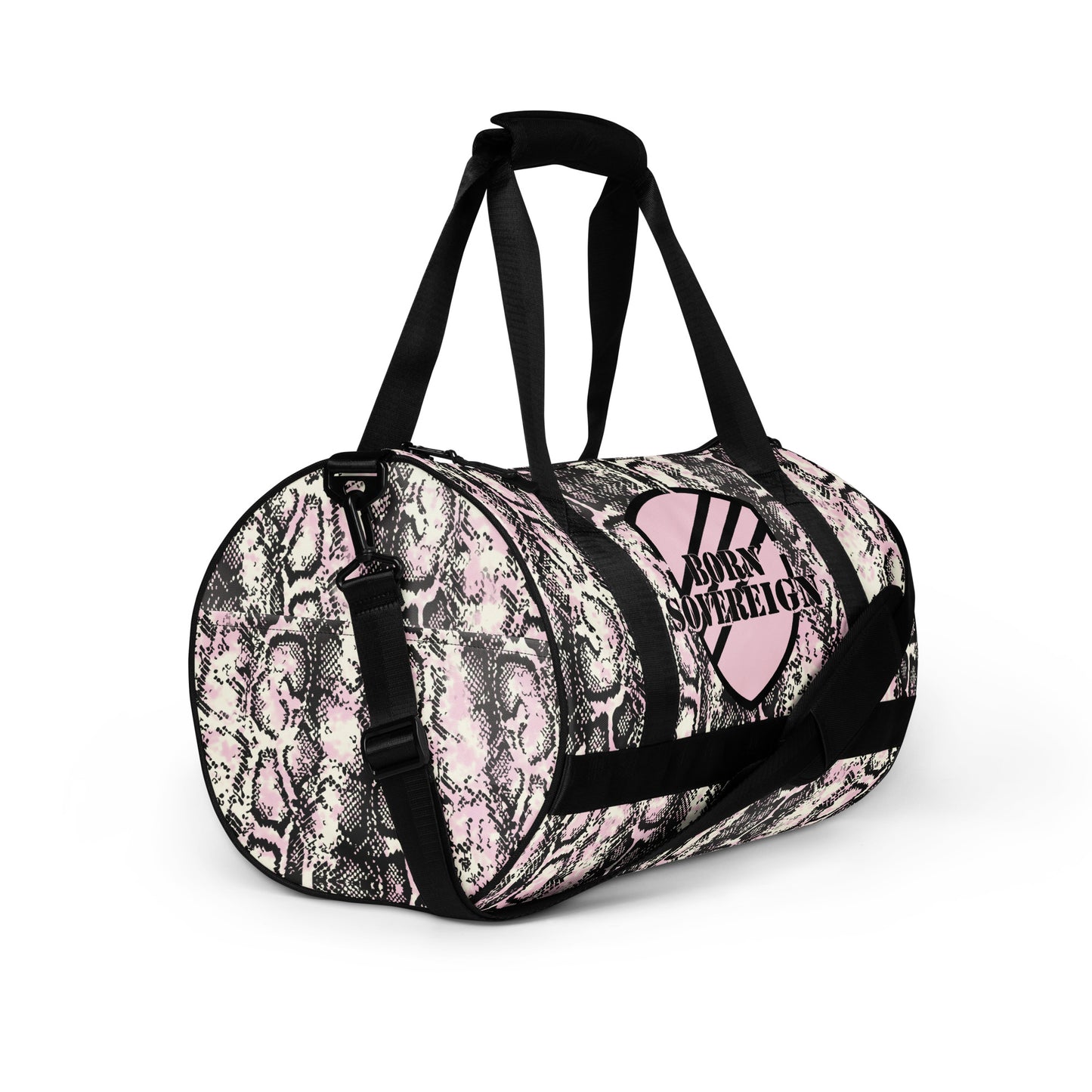 Snake Print Duffle Bag