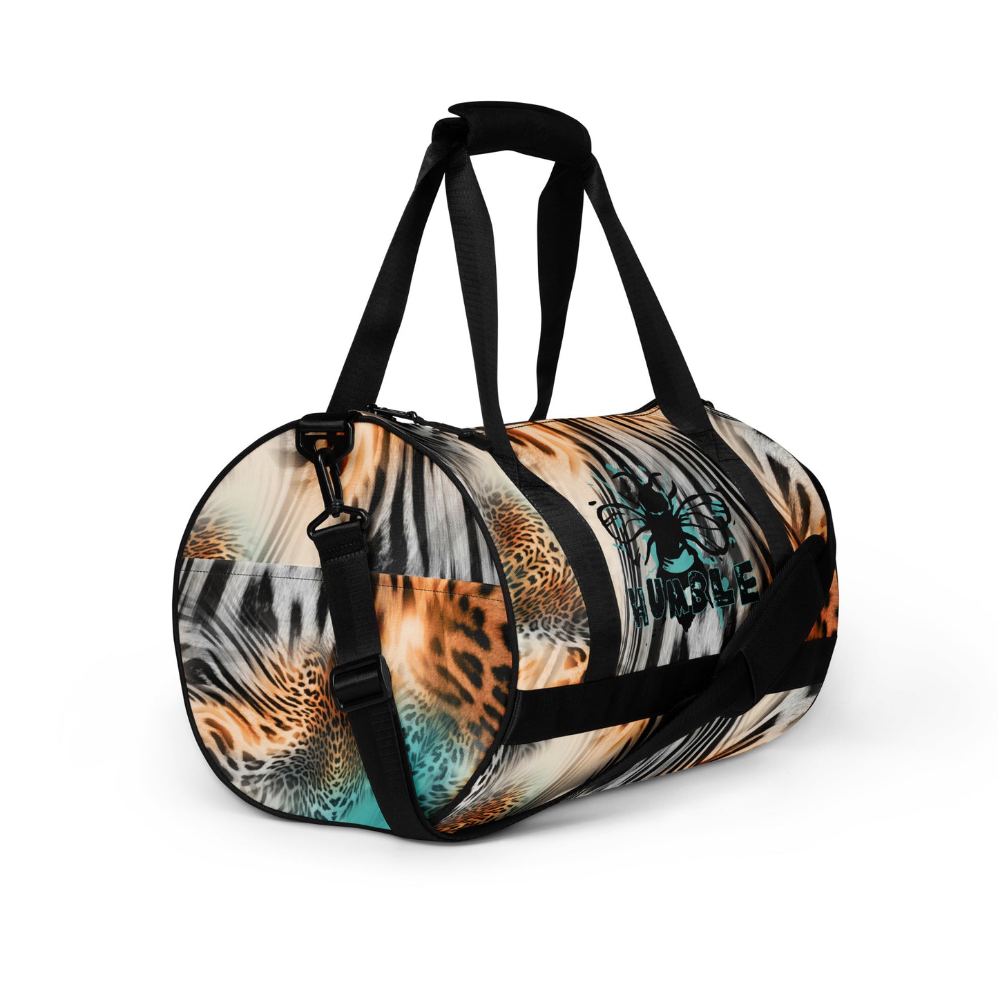 Bee Humble Animal Print Duffle Bag