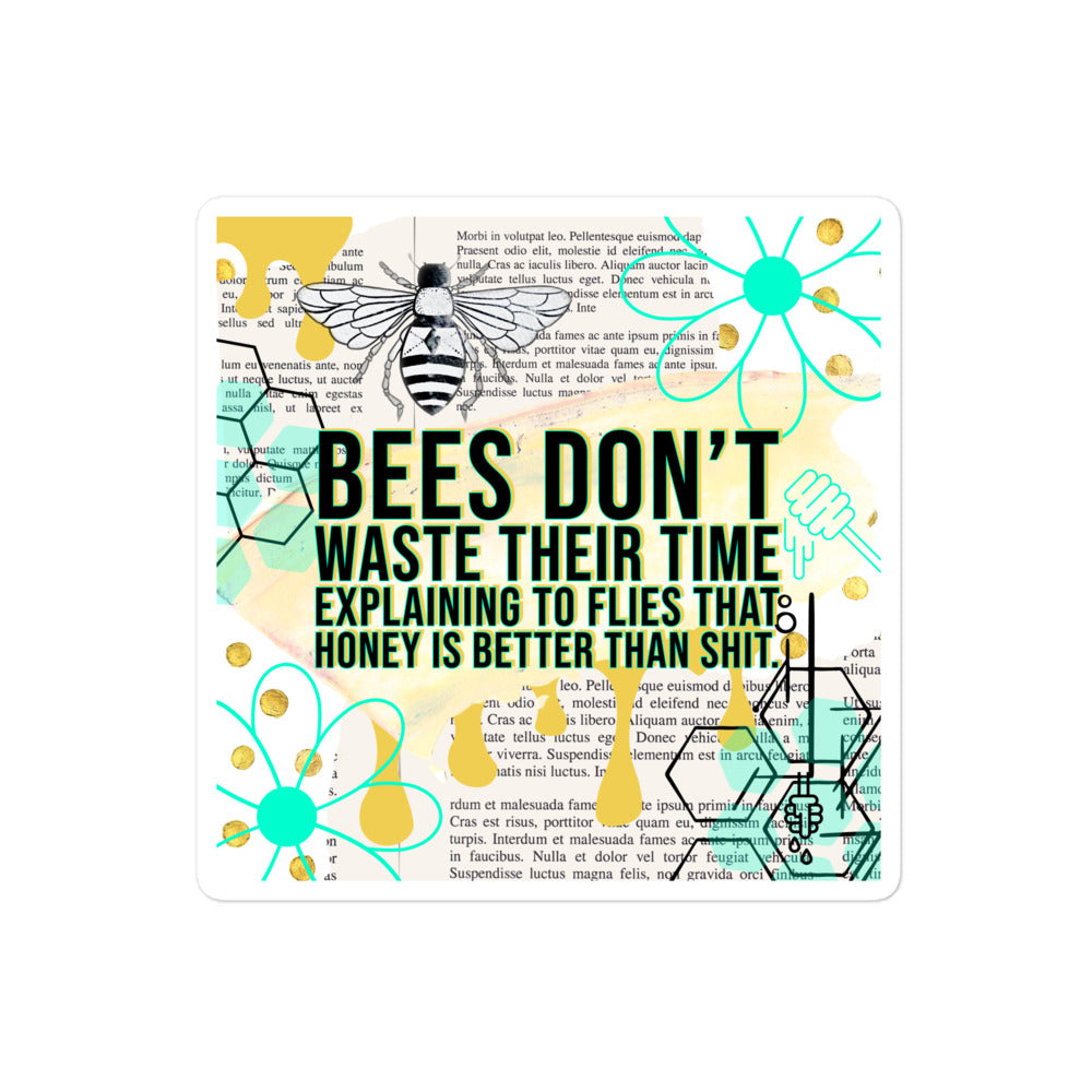 Queen Bee Bubble-free stickers