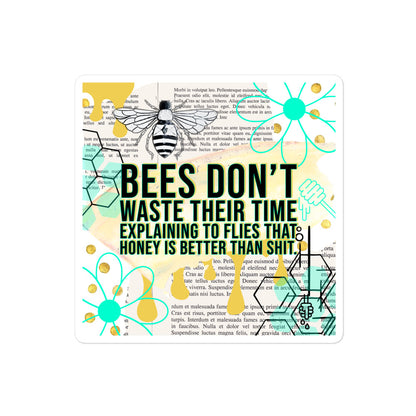 Queen Bee Bubble-free stickers