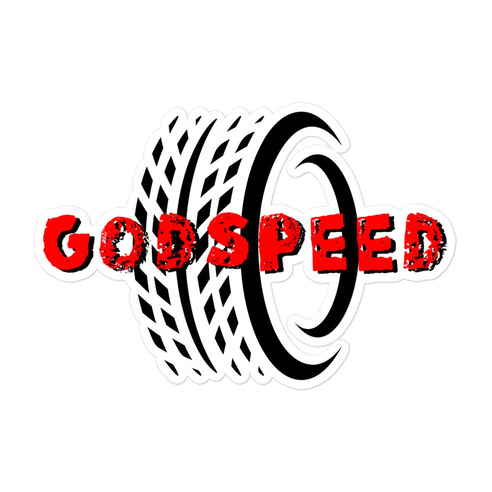 Tread Tire Godspeed Bubble-free sticker