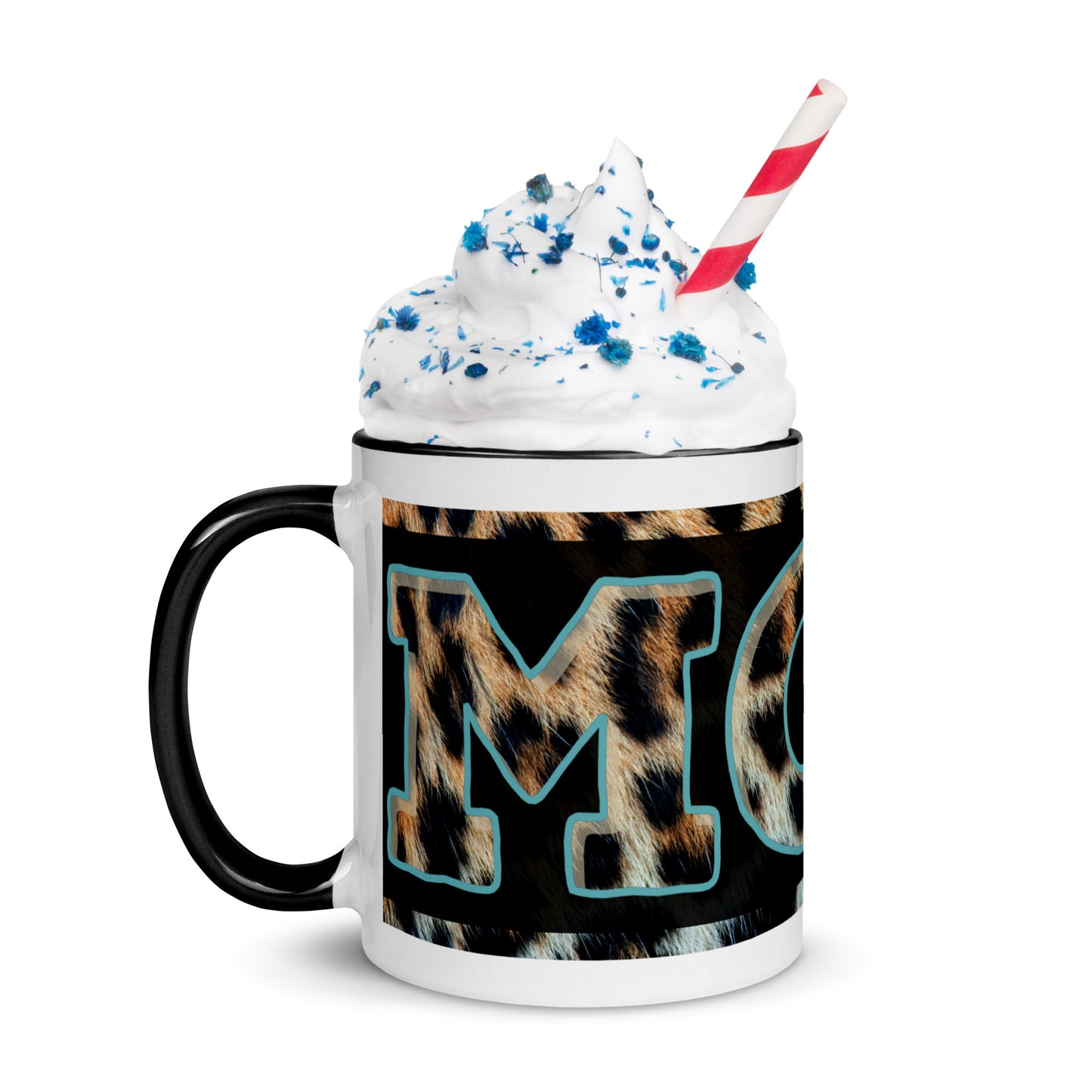 Leopard Mom Mug with Inside Color