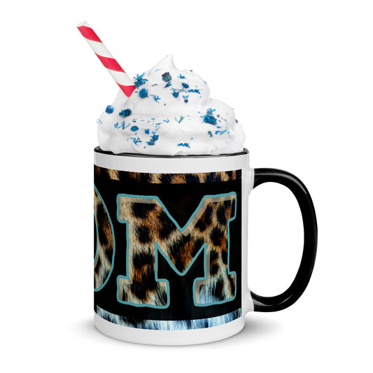 Leopard Mom Mug with Inside Color