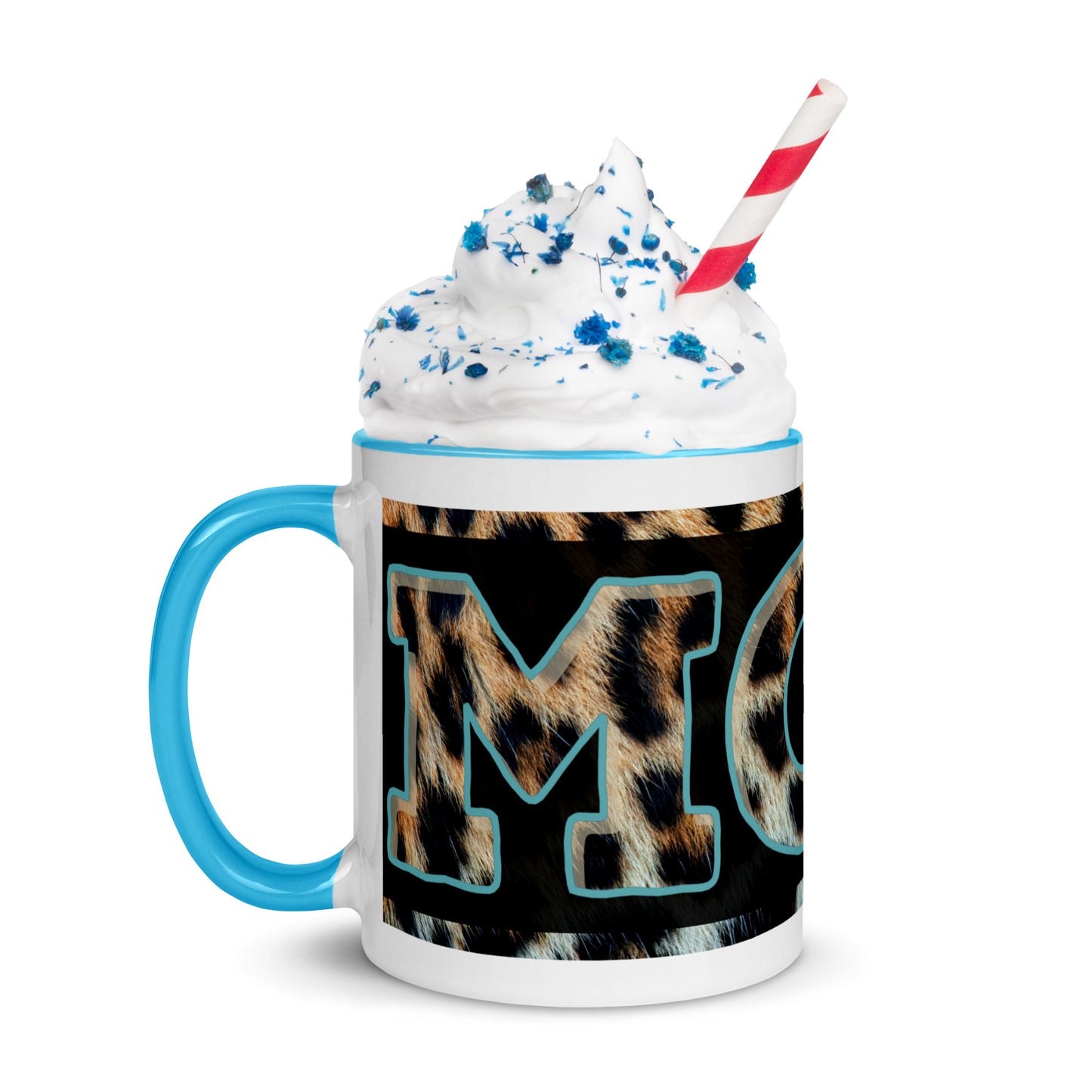 Leopard Mom Mug with Inside Color