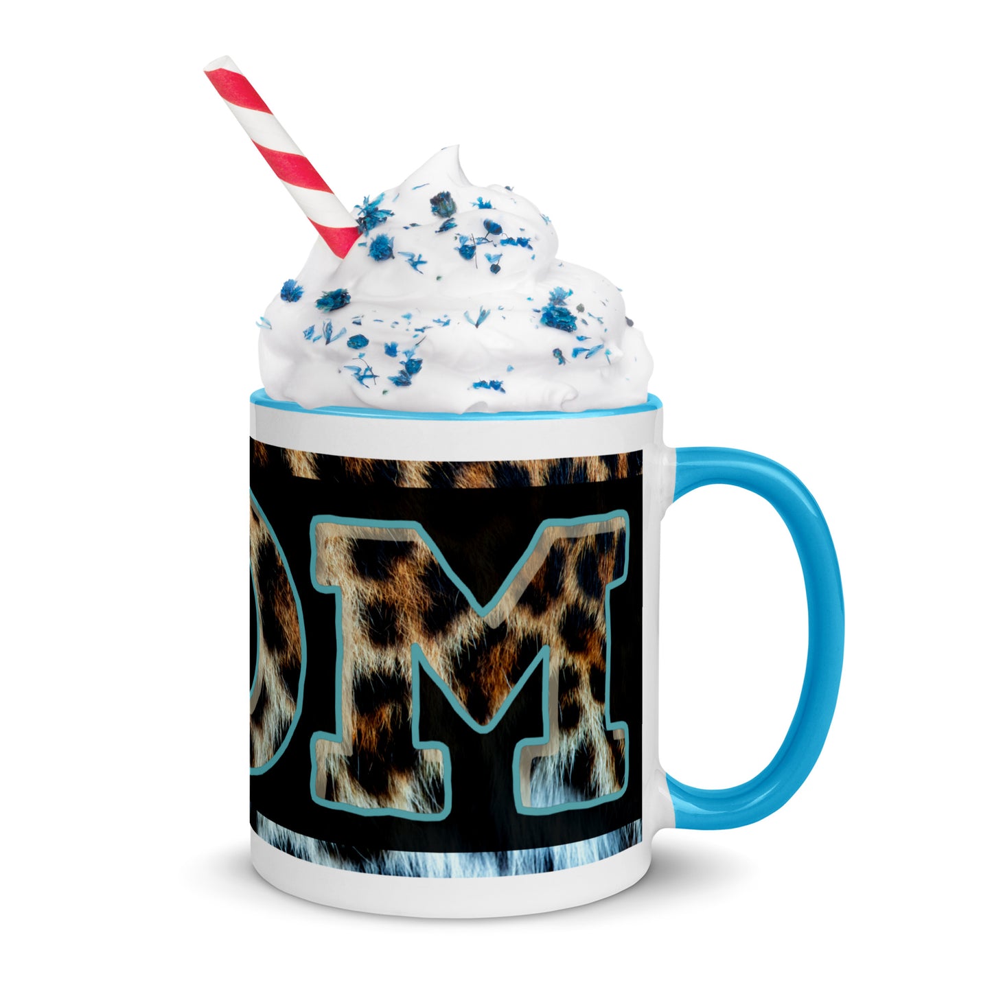 Leopard Mom Mug with Inside Color