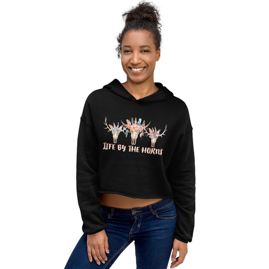 Inspirational Womens Crop Hoodie