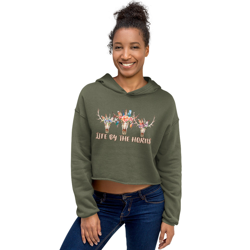 Inspirational Womens Crop Hoodie