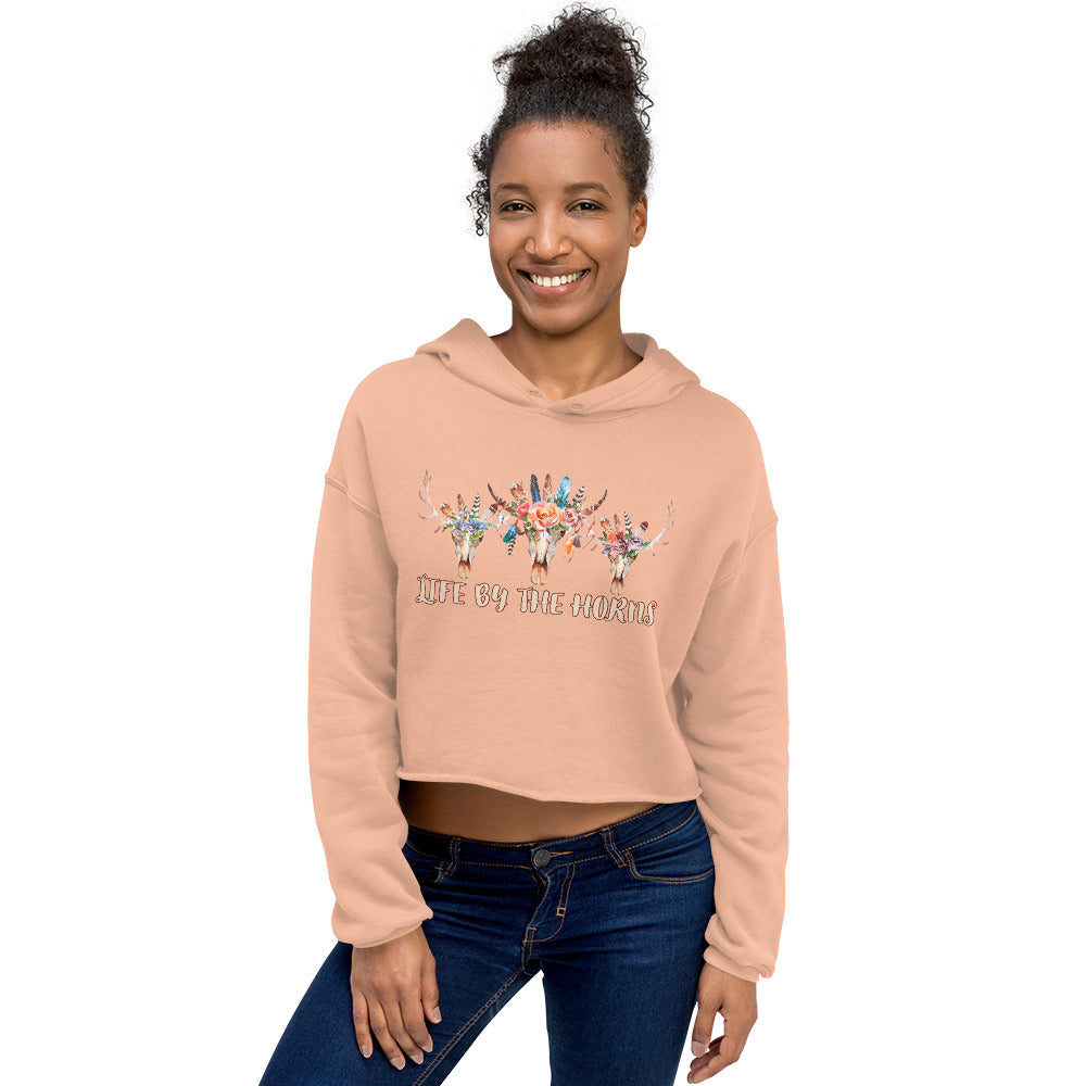 Inspirational Womens Crop Hoodie