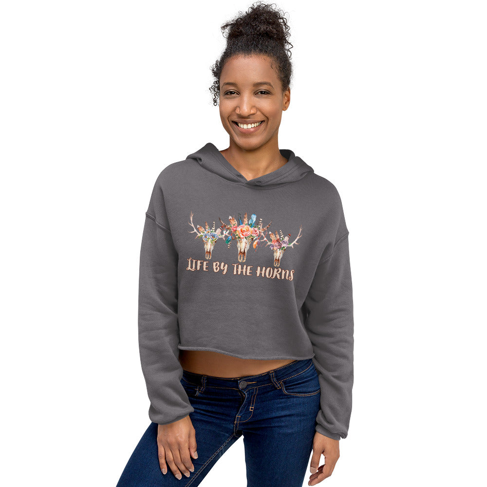 Inspirational Womens Crop Hoodie