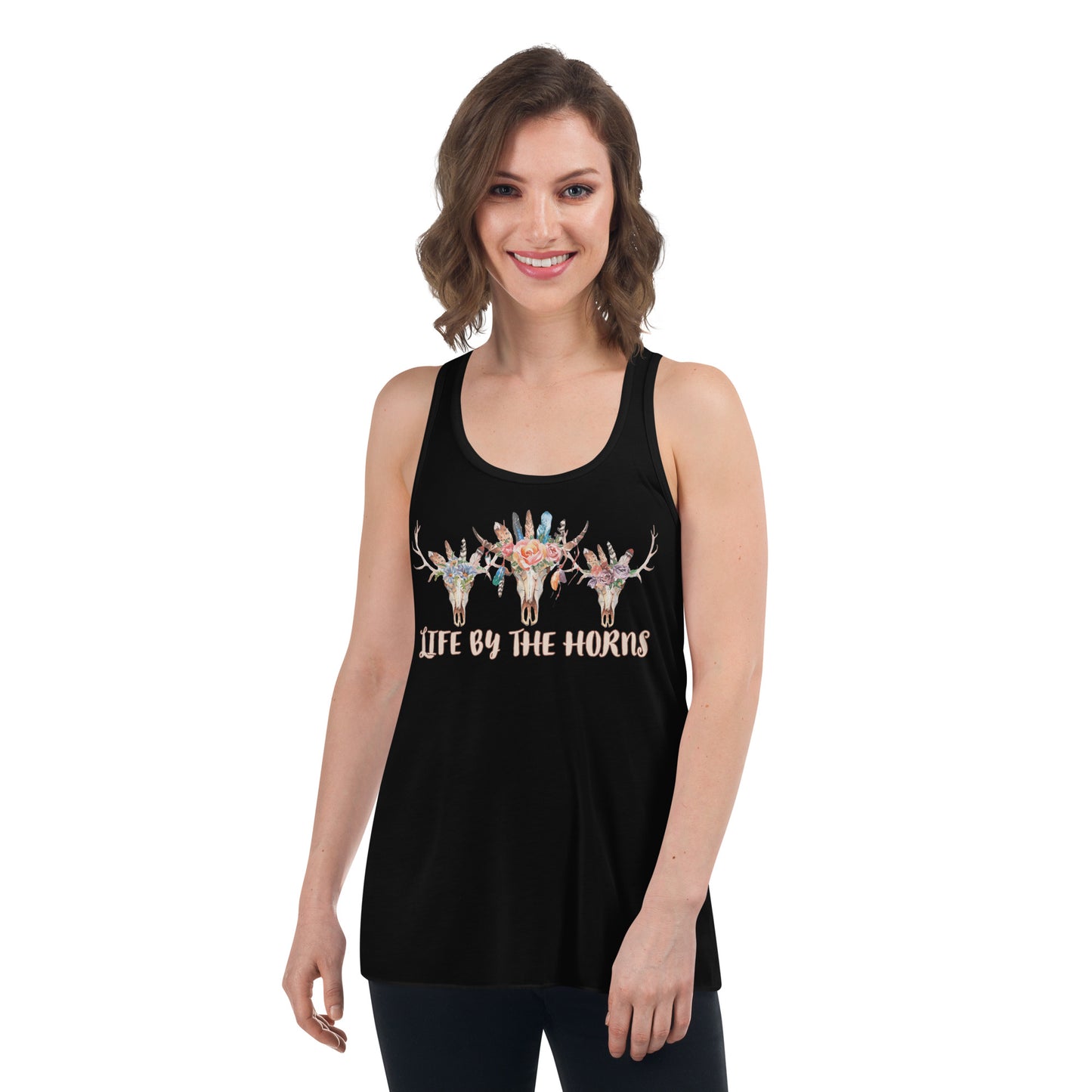 Inspirational Women's Flowy Racerback Tank