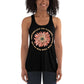Floral Eckhart Tolle Women's Flowy Racerback Tank