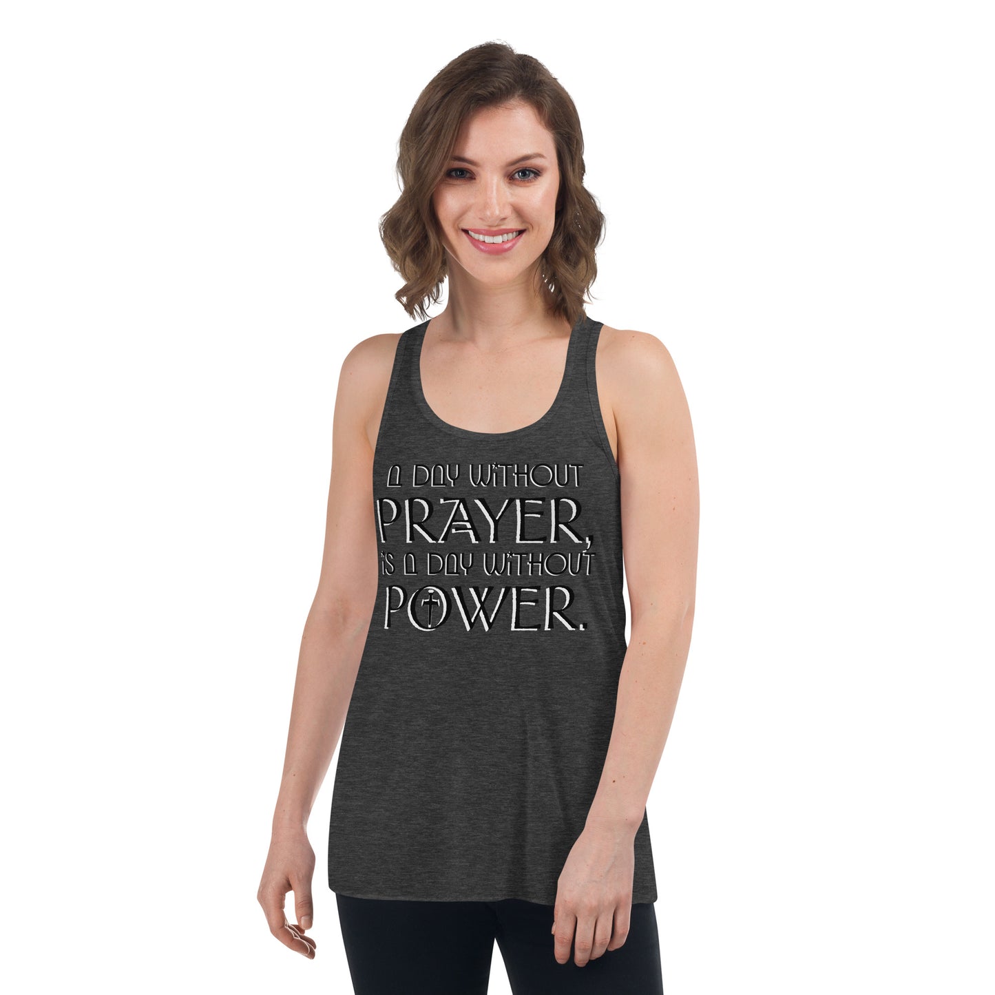 Inspirational Women's Flowy Racerback Tank