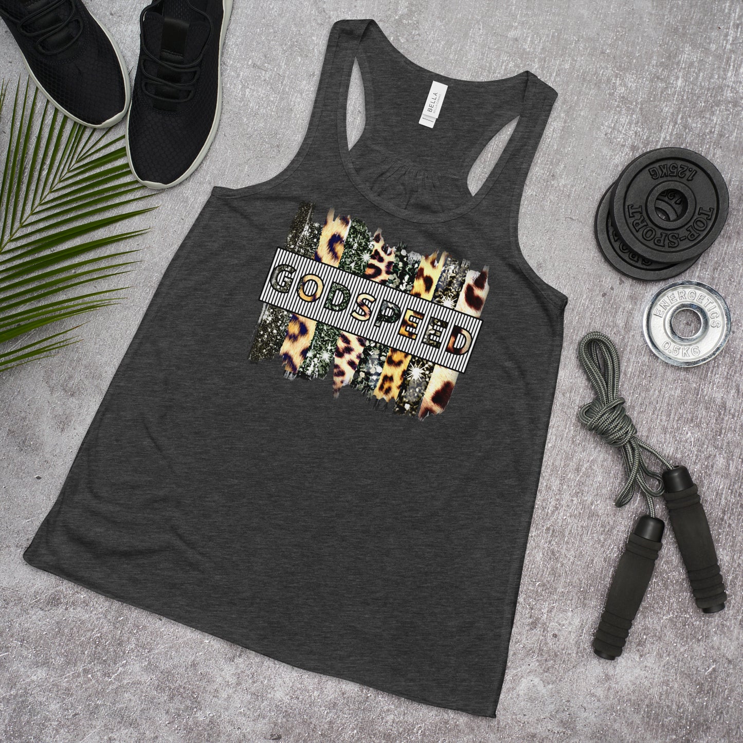 Leopard Godspeed Racerback Tank