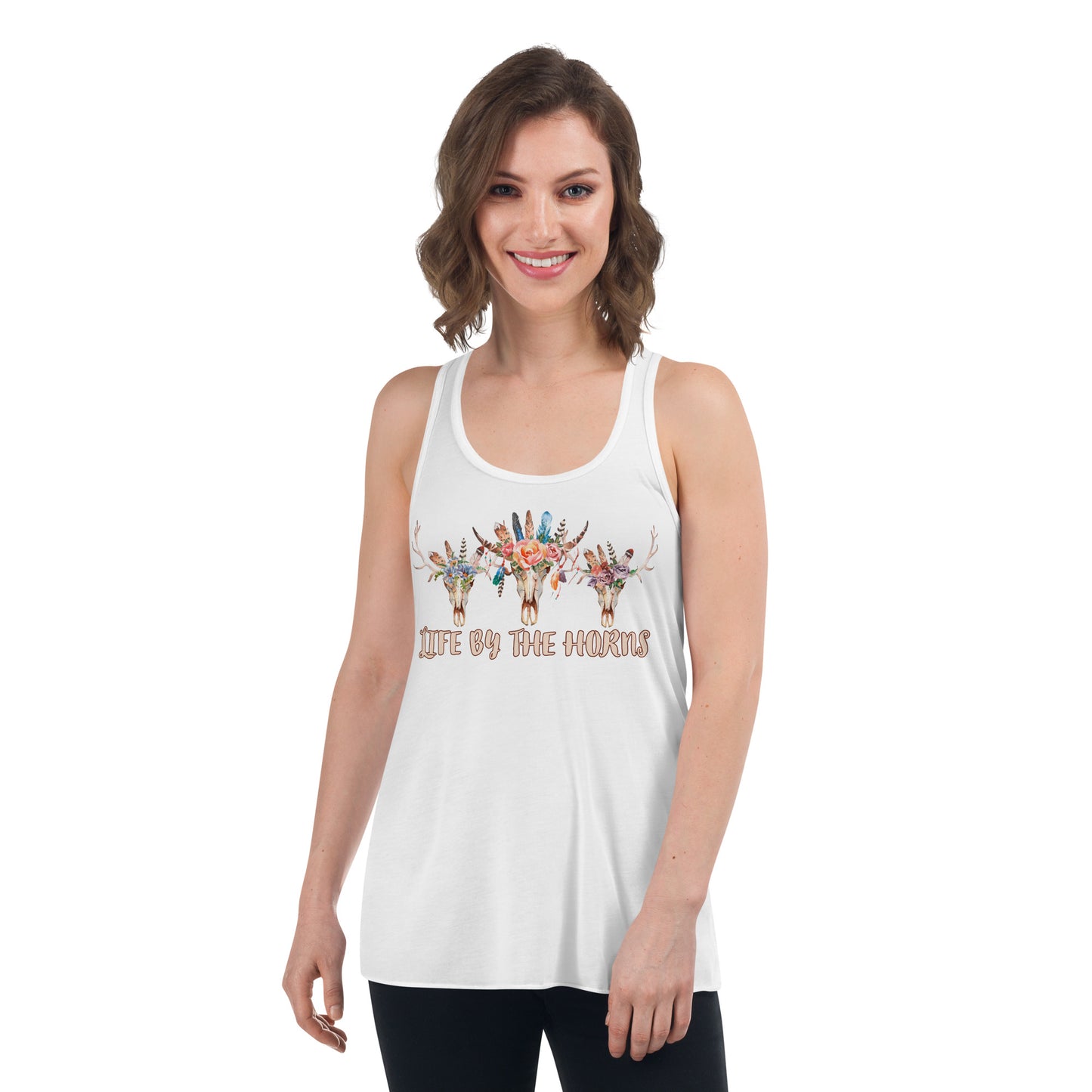 Inspirational Women's Flowy Racerback Tank