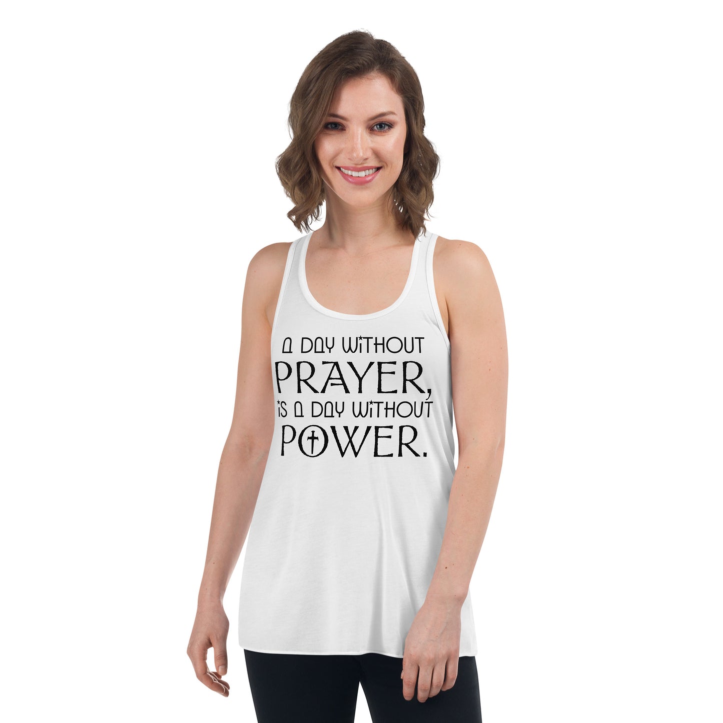 Inspirational Women's Flowy Racerback Tank